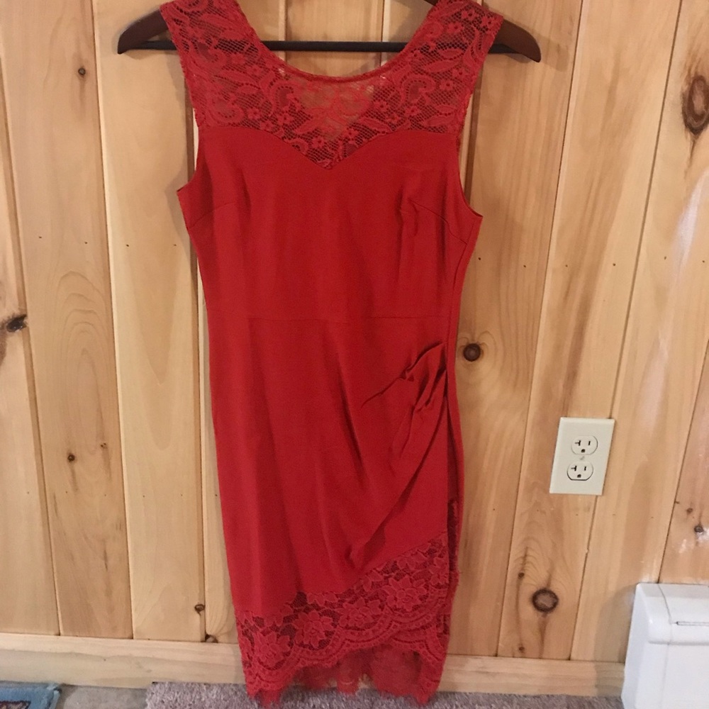Red dress